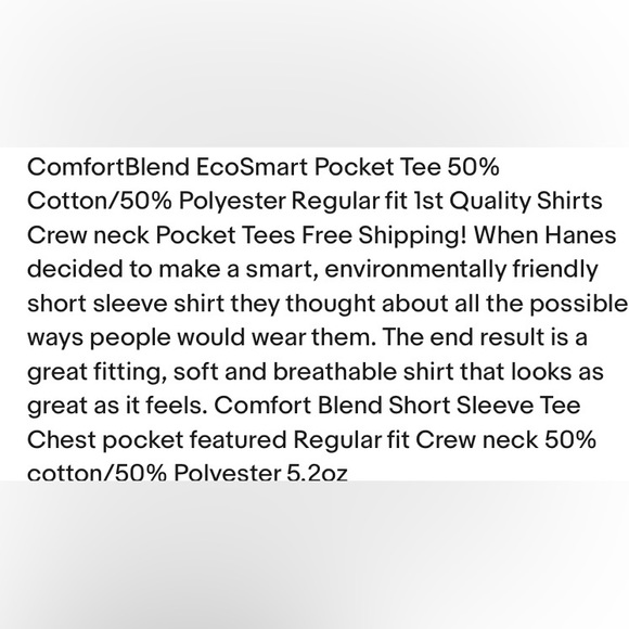 💕NWT Men’s Basic Tee - Picture 5 of 5